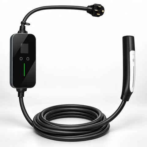 VOLGOO 40A portable Level 2 EV charger studio view