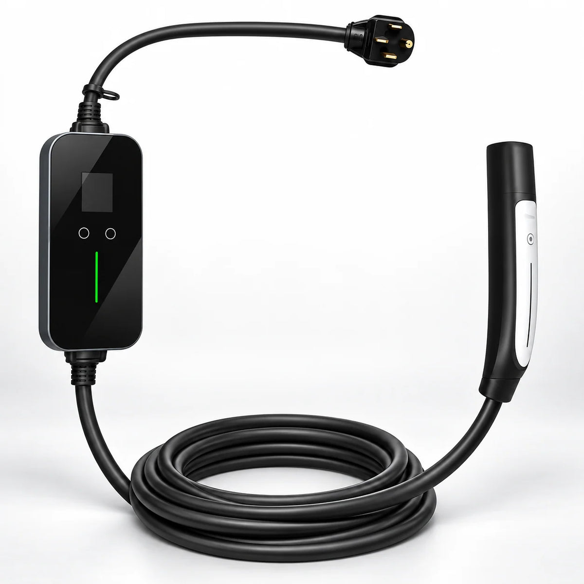 VOLGOO 40A portable Level 2 EV charger studio view