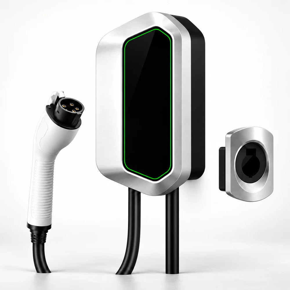 VOLGOO wall-mounted EV charger studio view