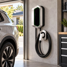 VOLGOO wall-mounted EV charger installed in a residential garage