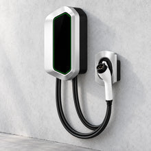 VOLGOO wall-mounted EV charger and cable storage side view